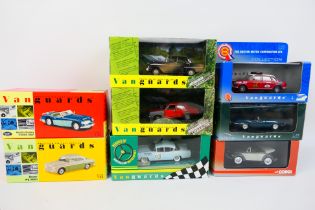 Vanguards - Eight boxed diecast vehicles from various Vanguard ranges.