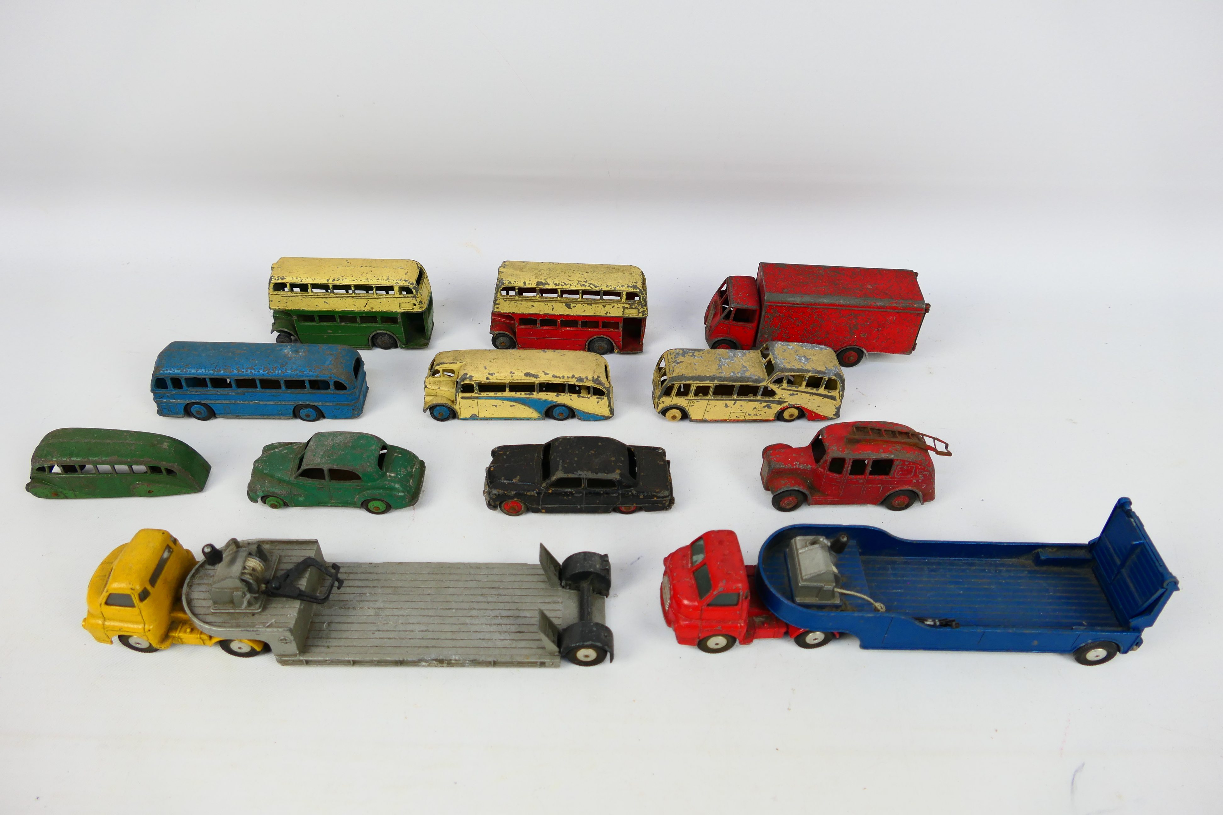 Dinky - Corgi - A collection of unboxed vehicles including Guy Slumberland van # 514, - Image 2 of 10