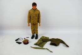 Palitoy - Action Man - A 1978 Action Man action figure with Flock hair and eagle eyes in a British