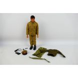 Palitoy - Action Man - A 1978 Action Man action figure with Flock hair and eagle eyes in a British