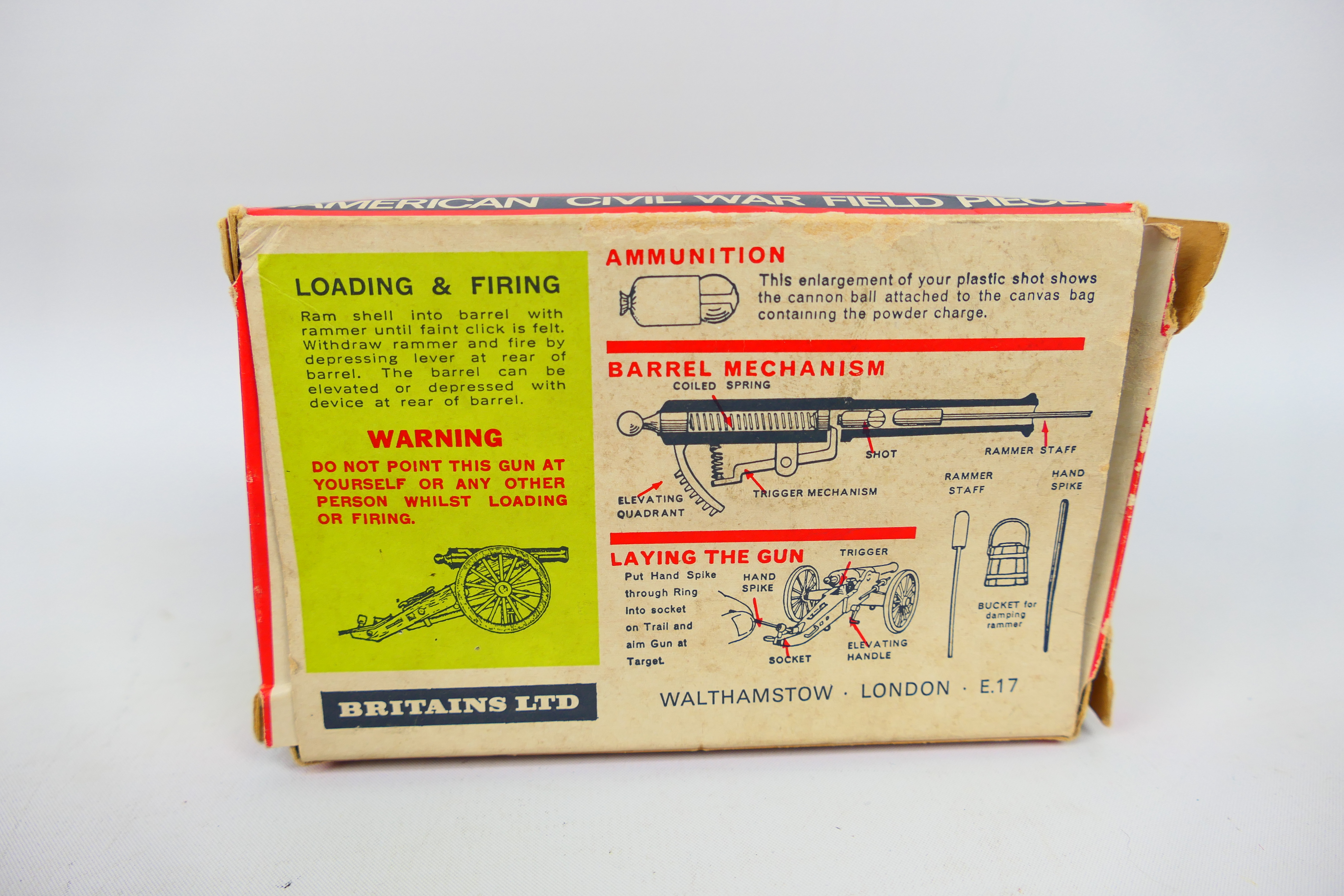 Britains - A boxed American Civil War Field Piece # 9726 and a second unboxed model. - Image 7 of 10