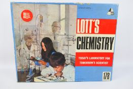 Lott's Toys - a vintage boxed Lott's Chemistry set with 178 experiments.