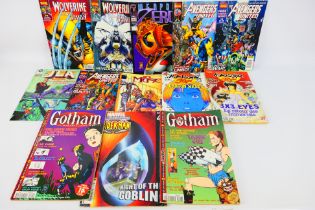 Marvel - Pannini - Manga - DC - A group of 13 modern age comics including some interesting French