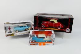 Jada - Signature Models - Harry Potter - 3 x boxed cars, a 1955 Chevy Bel Air in 1:24 scale,