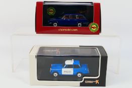 Silas Models - Premium X - 2 x limited edition Triumph cars in 1:43 scale,