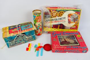 Merit - The Good Companion - Lincoln International - A collection of 4 vintage toys consisting of A