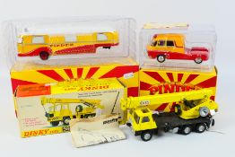 Dinky - Direkt Collections - A boxed Coles Hydra Crane # 980 and a Pinder Circus truck and living