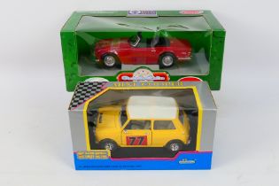 Ertl - Sunnyside - Two boxed diecast 1:18 and 1:16 scale model cars.