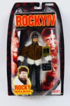 Jakks Pacific - Rocky - A Jakks Pacific unopened blister pack of Rocky IV in Training gear with