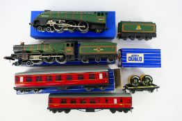 Hornby Dublo - A collection boxed Mallard locomotive # L11 with unboxed tender,