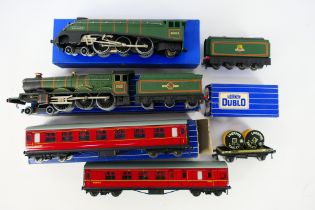 Hornby Dublo - A collection boxed Mallard locomotive # L11 with unboxed tender,