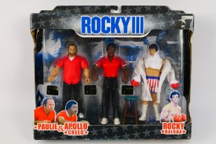 Jakks Pacific - Rocky - An unopened Jakks Pacific three figure set in a blister pack consisting of