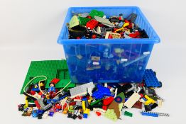 Lego - A quantity of loose Lego bricks and pieces in various colours, sizes and shapes,