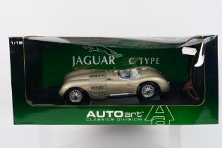 Auto Art - A boxed 1:18 scale Auto Art #73502 Jaguar C-Type 1951.