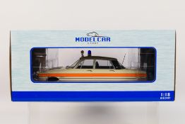 Model Car Group - A boxed 1:18 scale Model Car Group MCG18045 1974 Rover V8 Police Car.