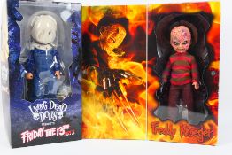 Living Dead Dolls - A pair horror movie inspired Living Dead Dolls comprising of Friday the 13th