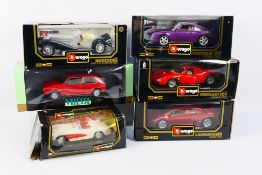 Burago - Vitesse - A collection of five Burago cars which include a 1:18 scale 1993