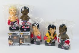 Bleacher Creatures - Funko Pops - A selection of five plush figure from the Bleacher Creatures