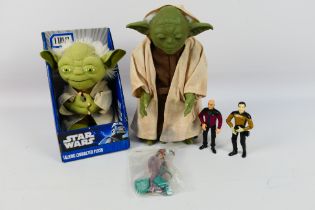 Hasbro - Playmates - Star Wars - Star Trek - A boxed 2011 talking Yoda plush,