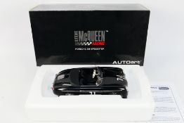 Auto Art - A boxed 1:18 scale Auto Art #77866 'Steve McQueen Racing' Porsche 356 Speedster (Steve