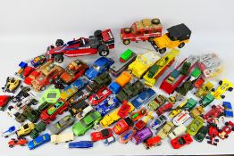 Polistil - Corgi - Matchbox - Tekno - Others - An unboxed collection of playworn diecast model