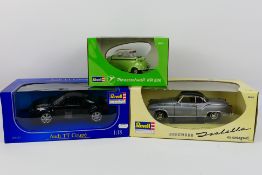 Revell - Three boxed diecast 1:18 scale model vehicles from Revell.
