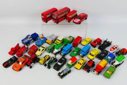 LLedo - Corgi - Matchbox - A collection of 40 miscellaneous unboxed diecast vehicles in a verity