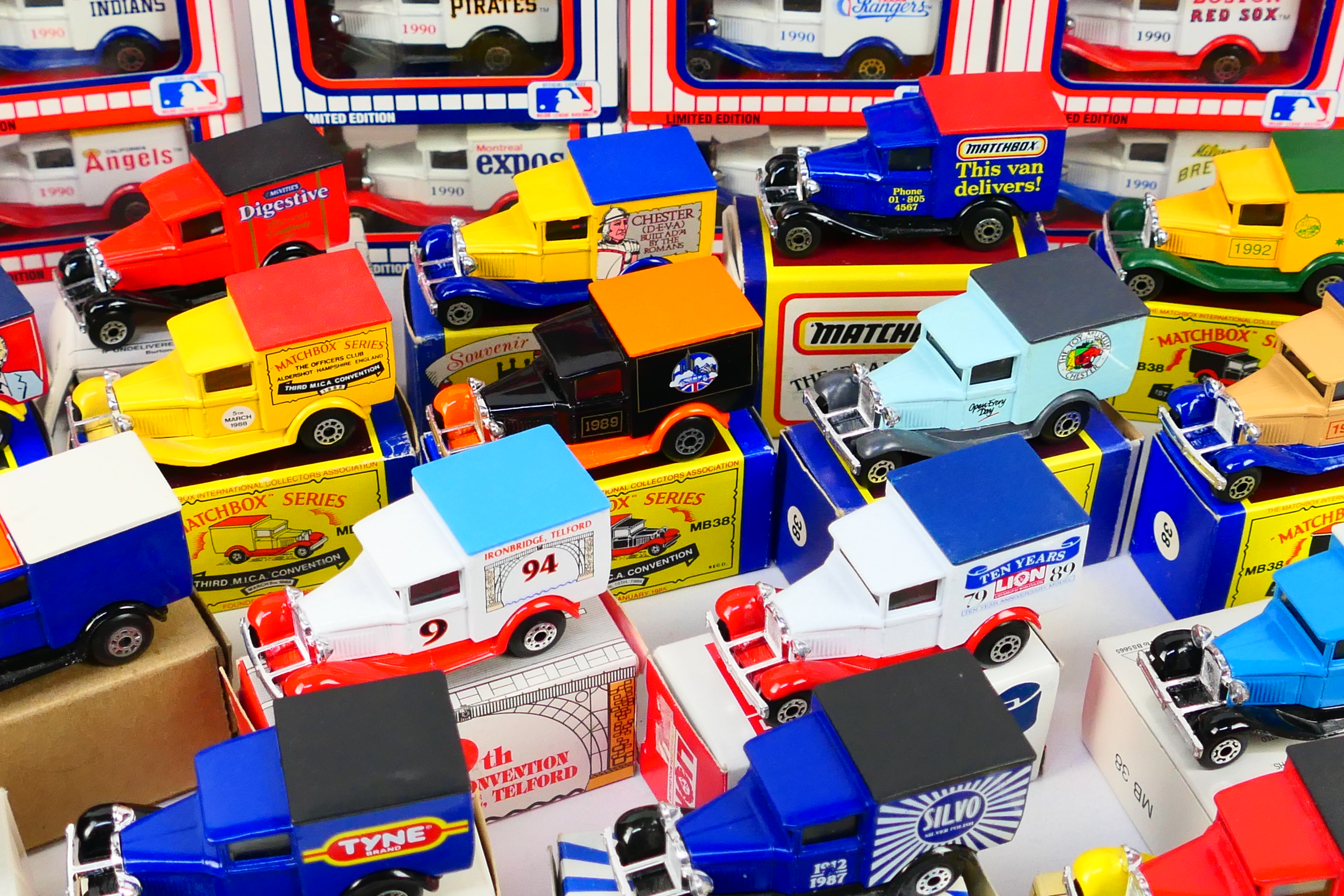 Matchbox - A boxed collection of over 50 mainly Matchbox MB38 Ford 'A' diecast promotional model - Image 6 of 7