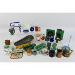 Faireylite - Other - A collection of vintage dolls house accessories including, baths, toilet,