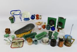 Faireylite - Other - A collection of vintage dolls house accessories including, baths, toilet,