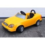 Toys Toys - A plastic Toys Toys Mercedes 230 SLK children's pedal car.