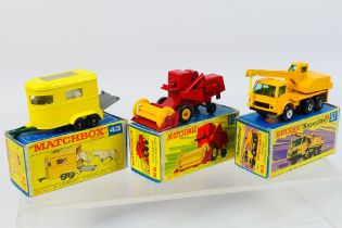 Matchbox - Three boxed Matchbox diecast model vehicles.