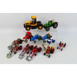 Corgi - Deutz - JCB - An assortment of approximately 10 unboxed predominantly Corgi die-cast