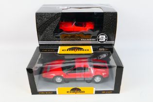 Triple 9 (Premium X) - Chrono - Two boxed diecast 1:18 scale model cars.