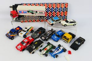 Scalextric - A collection of unboxed vintage Scalextric cars in varying condition from the circa