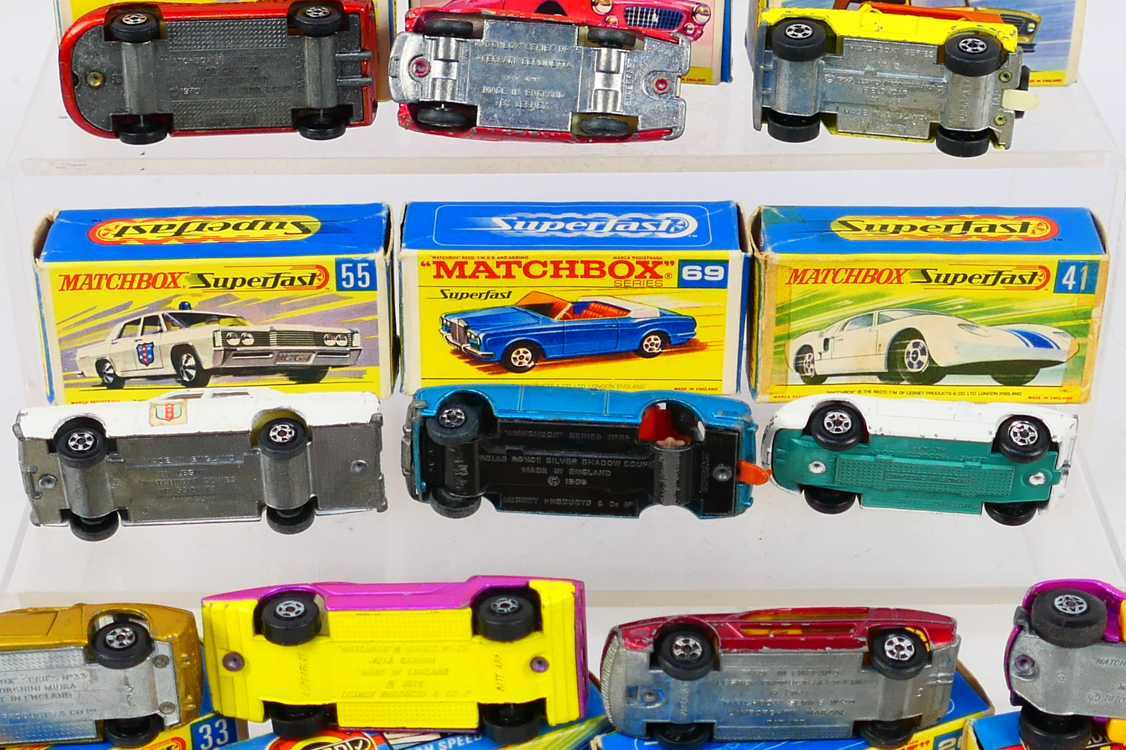Matchbox - Superfast - 10 x boxed models including, Lamborghini Miura # 33, Ferrari Berlinetta # 75, - Image 8 of 10