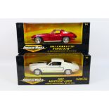 Ertl - Two boxed diecast 'Limited Edition' 1:18 scale model cars from Ertl's 'American Muscle'