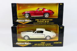 Ertl - Two boxed diecast 'Limited Edition' 1:18 scale model cars from Ertl's 'American Muscle'