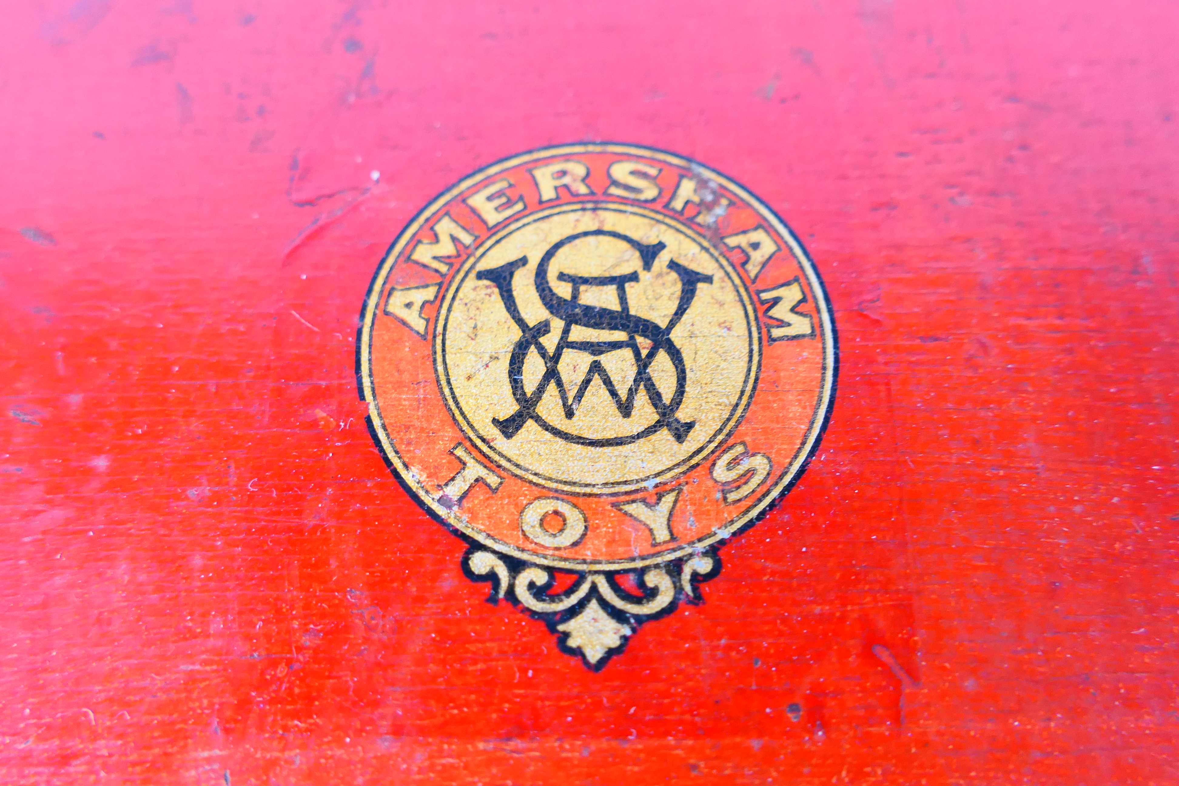 Amersham Toys - A rare large wooden van by Amersham Toys. - Image 8 of 9