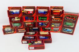Matchbox - A lot of 22 Matchbox models of Yesteryear vehicles including Y-19 1929 Morris Cowley Van.