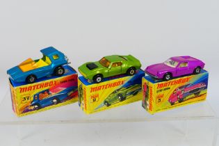 Matchbox Superfast - Three boxed Matchbox Superfast diecast model vehicles.