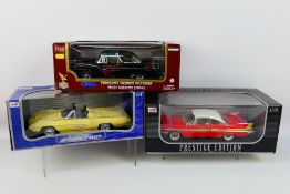 Road Legends - Anson - Three boxed 1:18 scale American diecast model cars.