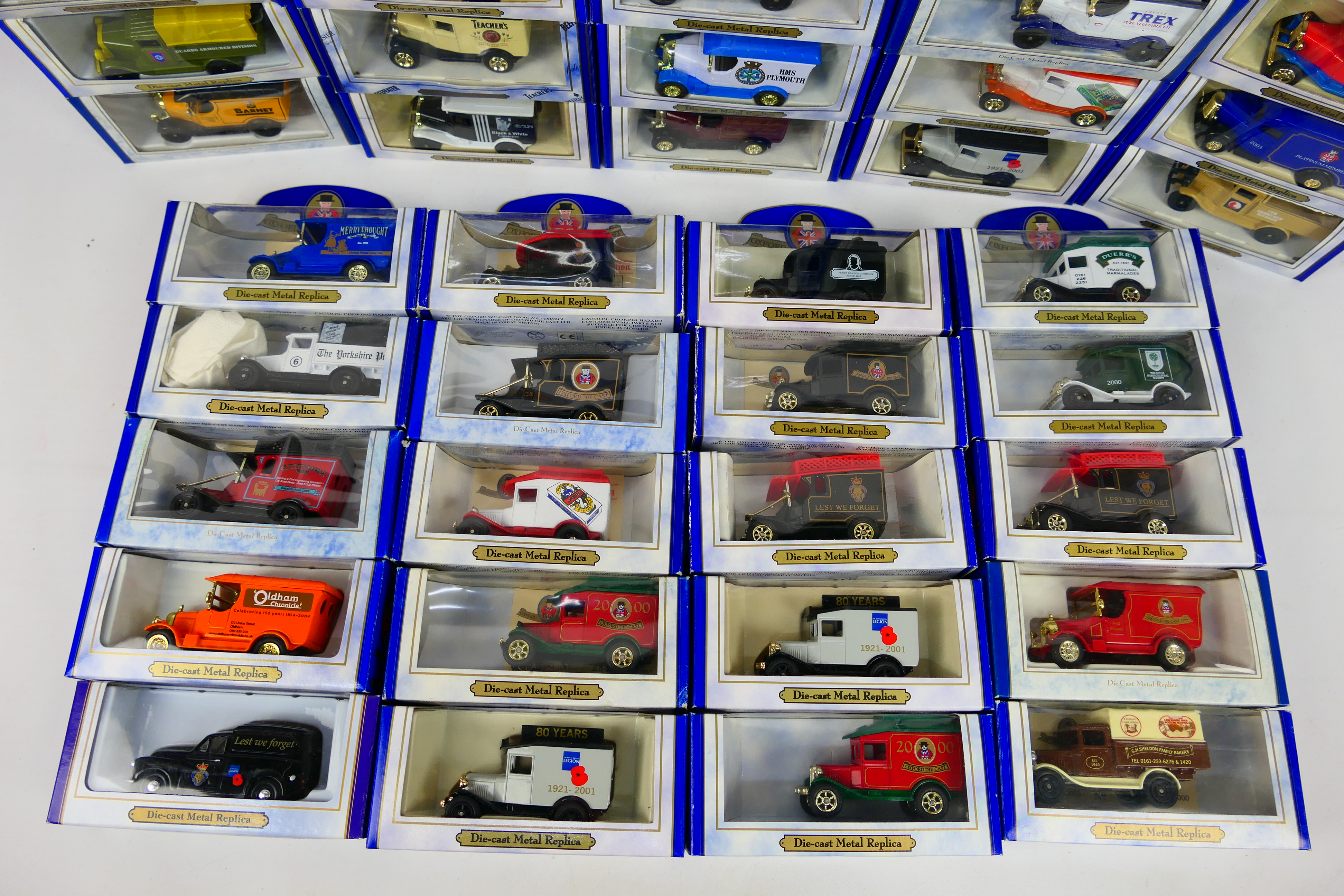 Oxford Diecast - A collection of 40 Diecast Metal replica vehicles including Barnet, - Image 2 of 4
