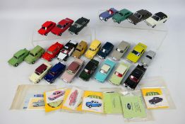 Corgi Vanguards - A collection of unboxed cars including Vauxhall PA Cresta, Ford Cortina,