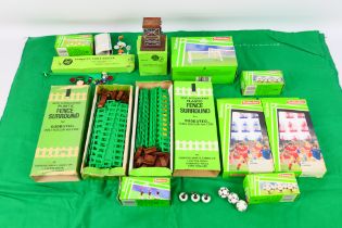 Subbuteo - 2 x boxed Subbuteo teams and a group of boxed accessories.