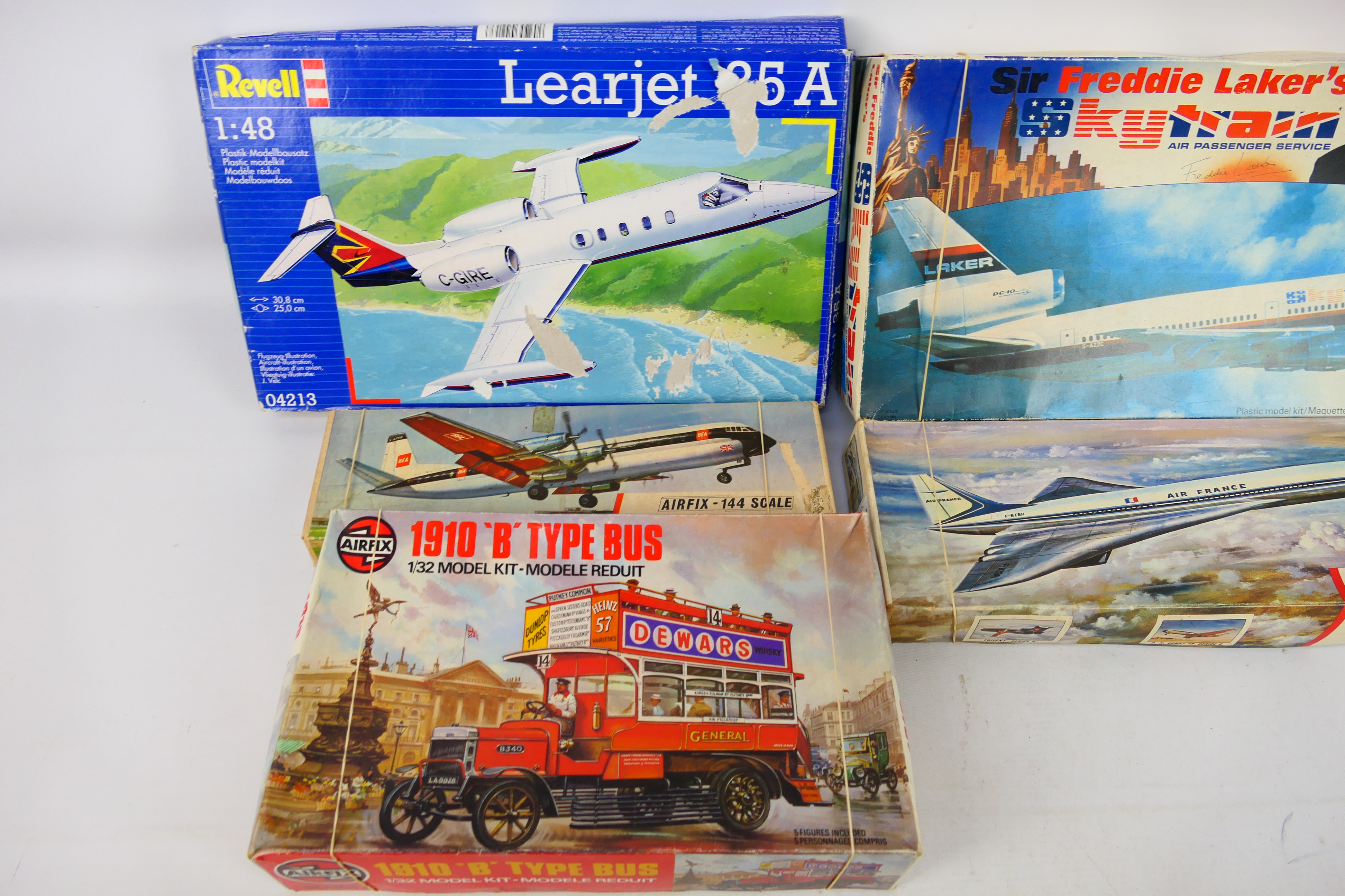 Airfix - Revell - 5 x boxed model kits including Laker DC10 Skytrain in 1:144 scale, - Image 2 of 4