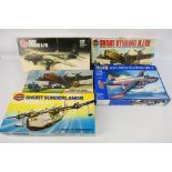 Airfix - Revell - 5 x boxed aircraft model kits in 1:72 scale, Short Stirling x 3,