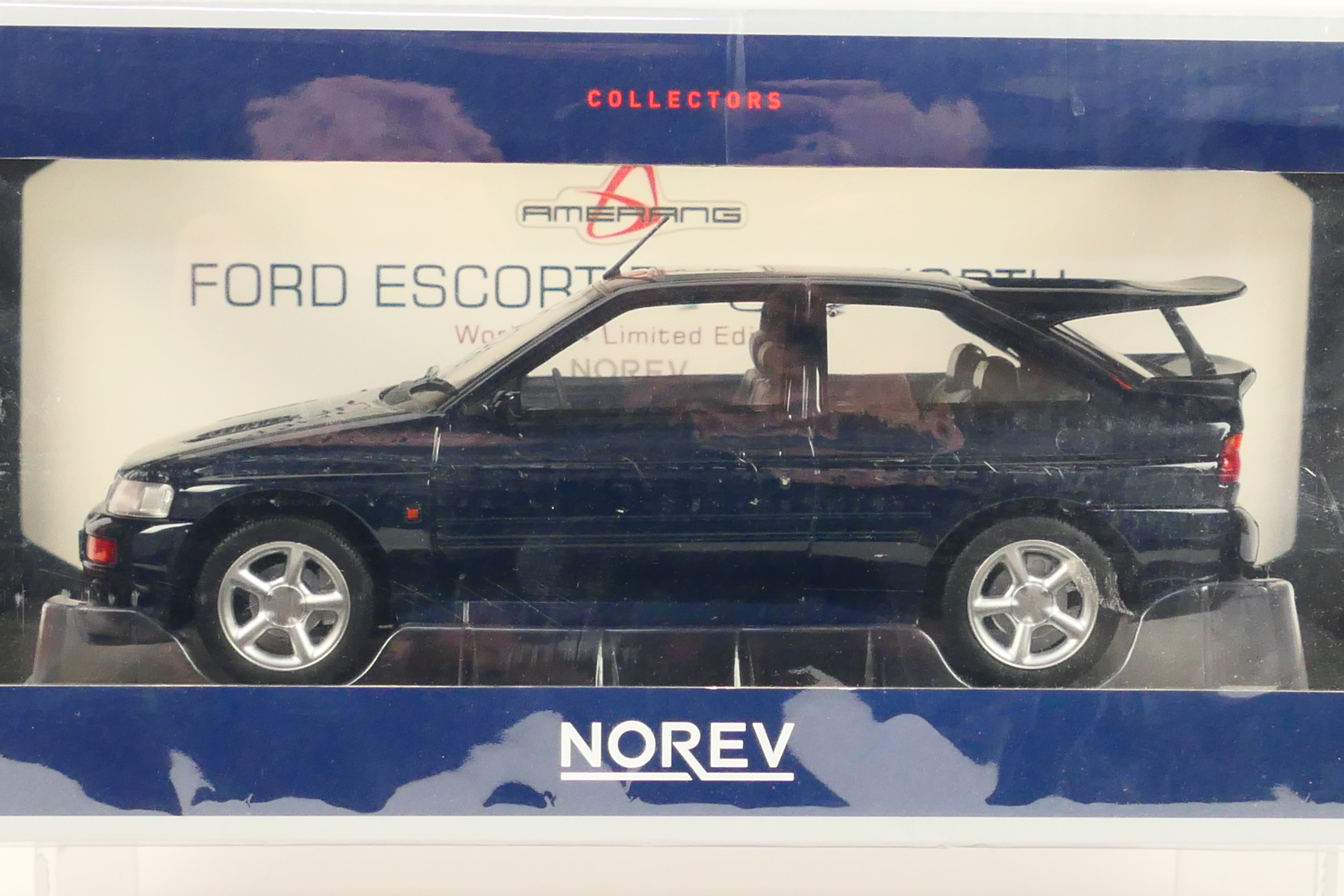 Norev - A boxed 1:18 scale Norev #182777 Ford Escort Cosworth 1992. - Image 2 of 5