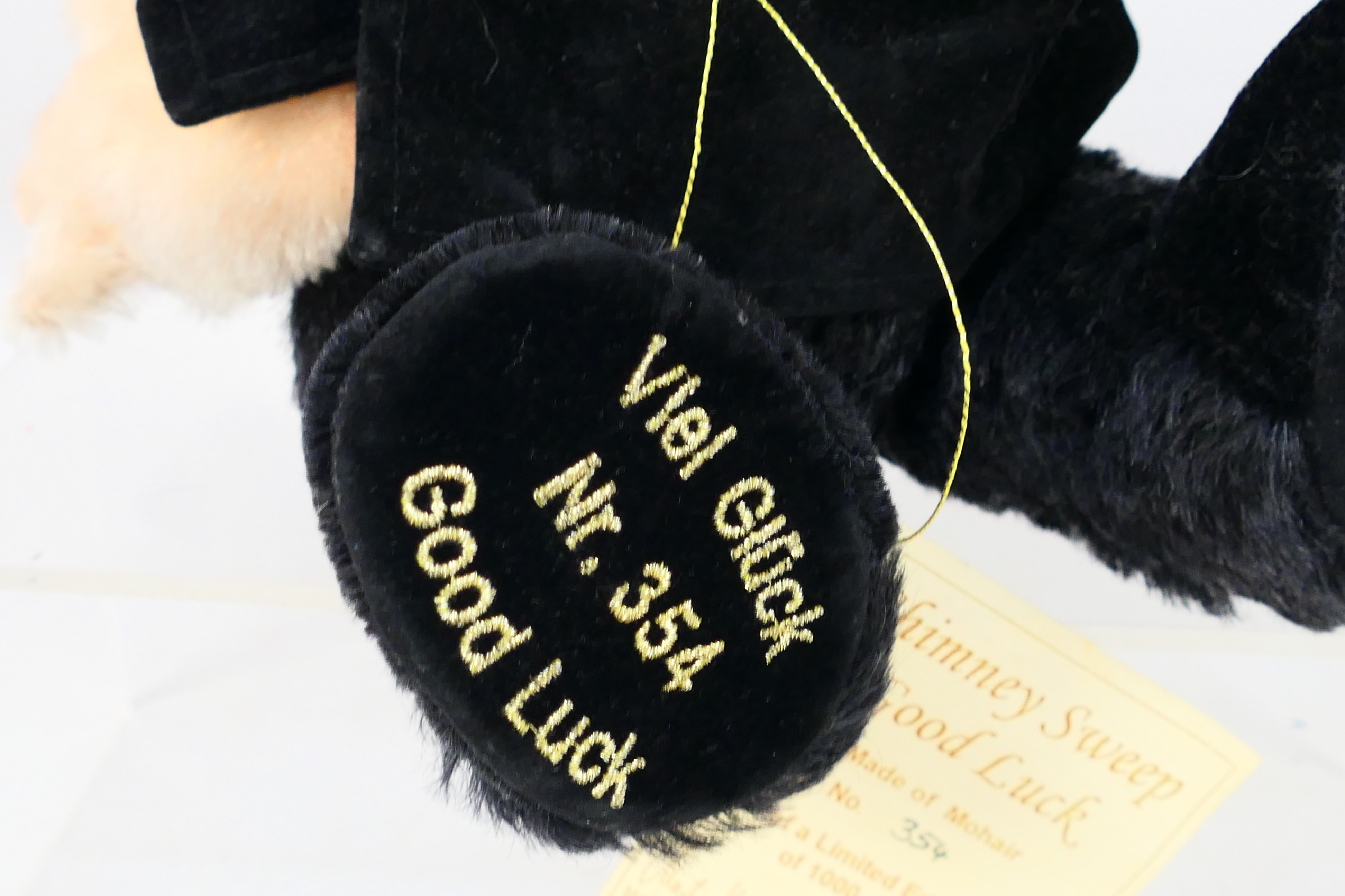 Hermann Bears - A limited edition mohair Chimney Sweep Good Luck bear number 354 of only 1000 - Image 3 of 7