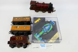 Bing - Hornby - Onyx - An unboxed Bing O gauge windup tinplate 0-4-0 locomotive - Apollo no.